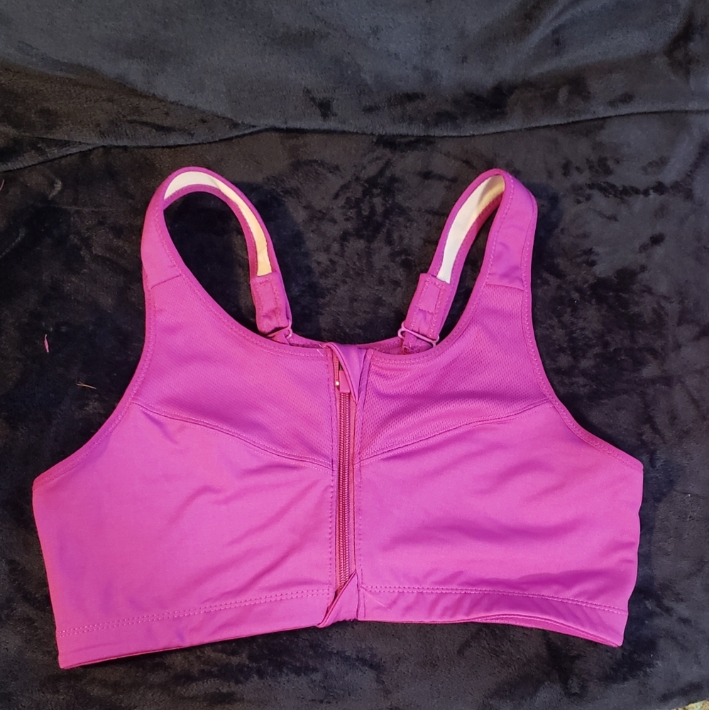 🌟New Price 2/$32🌟Zipper Front Sports Bra